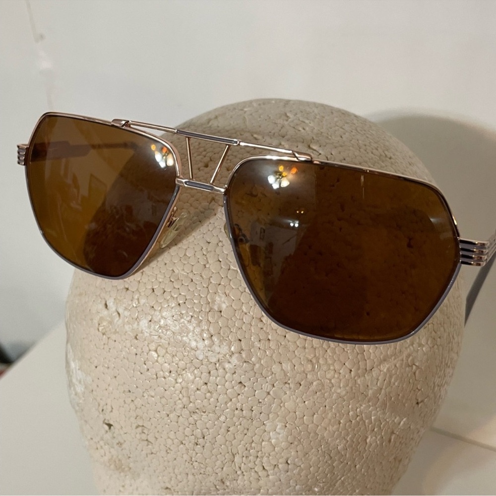 L.A.M.B. Gwen Stefani Gold Sunglasses NWOT